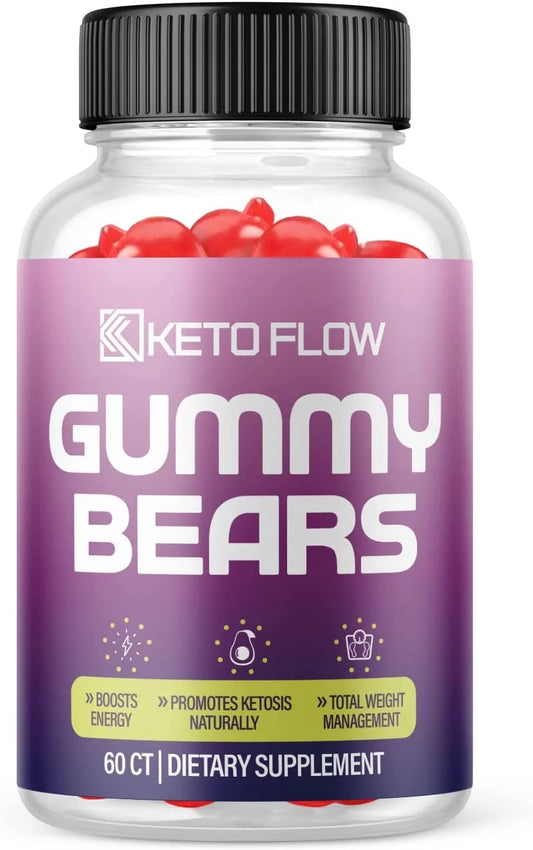 (1 Pack) Keto Flow Gummies - Supplement for Weight Loss - Energy & Focus Boosting Dietary Supplements for Weight Management & Metabolism - Fat Burn - 60 Gummies