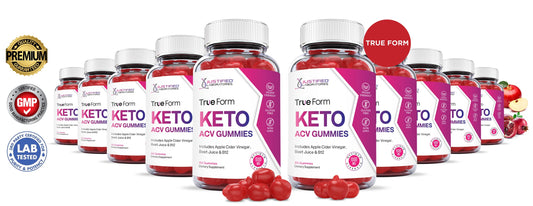 (10 Pack) True Form Keto ACV Gummies 1000MG Dietary Supplement 600 Gummys