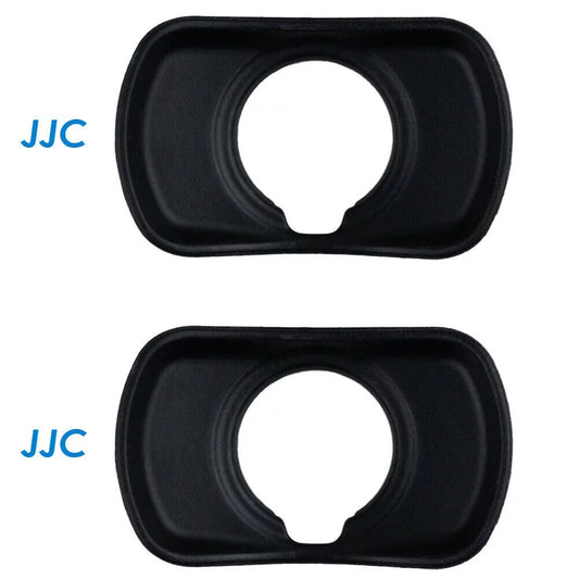 (2 Packs) JJC Soft Durable Silicone Eyecup Viewfinder For Fuji Fujifilm GFX100 GFX100S GFX50S II GFX-50S  X-T1 X-T2 X-T3 X-T4 X-H1, Replaces Fujifilm EC-XT L Eyecup