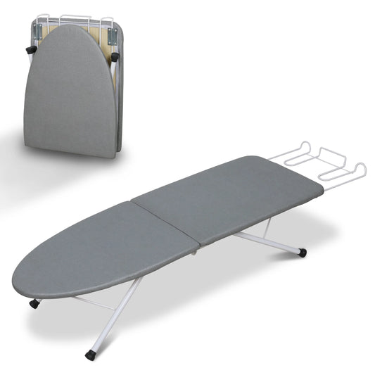 ZOES HOMEWARE Tabletop Ironing Board | Foldable & Portable Iron Board with Iron Rest | Small Ironing Board | 31.5"x11.8"x7"