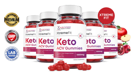 (5 Pack) Xtreme Fit Keto ACV Gummies 1000MG Dietary Supplement 300 Gummys