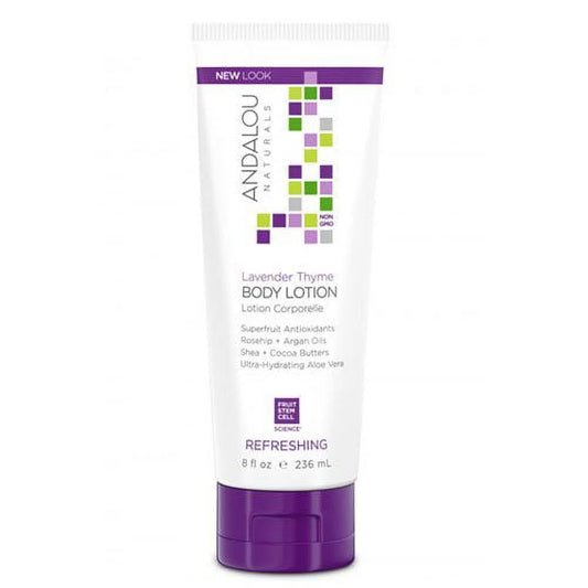 (Pack of 1) Andalou Naturals Lavender Thyme Refreshing Body Lotion 8 Ounce